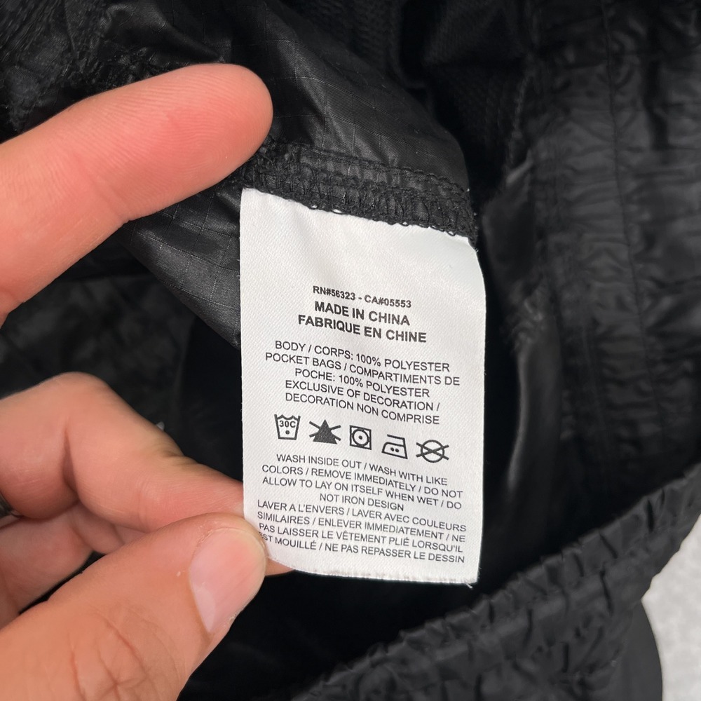 Nike Sportswear Swoosh Pants Mens Medium Black Woven Cargo Joggers CU3562-010 - Picture 14 of 16